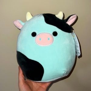 SOLD Cillian the Blue Cow Easter Squishmallow 8”